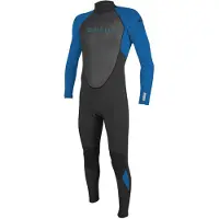 O'Neill Youth Reactor-2 3/2mm Back Zip Ganzk rper-Neoprenanzug Schwarz/Ozean 14
