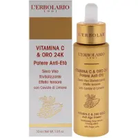 L'Erbolario Vitamin C & 24K Gold Anti-Aging Gesichtsserum 30 ml