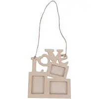 MaxPower Neue Reizende Hohle Liebe Holz Familie Wand Foto Bild Rahmen Rahmen Kunst Diy Hause Schreibtisch Dekor Rahmen