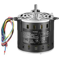DUOKU Kesselventilatormotor--3 Geschwindigkeiten-220 V-1,95 A-1250 U/min-10 mm Achse-Einschließlich CBB60 Kondensator