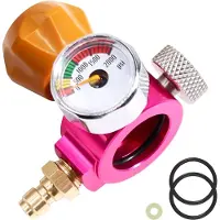 Jojomino CO2 Schnelladapter Sodawechsel-Karbonator mit Manometer für Maschine Co2-Flaschenadapter Connect