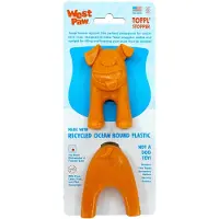 West Paw Toppl Stopper - Tangerine
