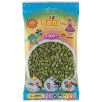 HAMA Beads Hama Olivgr n - 1.000 Perlen im Beutel