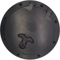 Torribaly Kajak-Bootslukenabdeckungs-Kit Marine ABS-Deckplatte, rundes Kajakzubehör, 6 Zoll