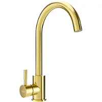 Mexen Küchenmischer ALGI_GOLD / Spüle Wasserhahn, Armatur Batterie Neu