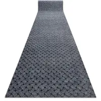 Rugsx Türmatte rutschfest 100 cm VECTRA 902 Draußen, Innen hellgrau 100x190 cm