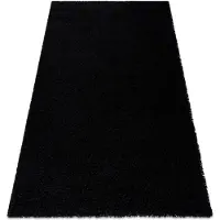Rugsx Teppich SOFFI shaggy 5cm schwarz 200x290 cm