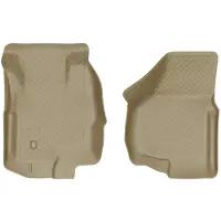 Husky Liners Bodenbel ge im klassischen Stil | Passend f r Ford Excursion 2000 2005, vordere Bel ge Hellbraun, 2 Stk. | 33903