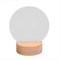 Torribaly LED-Fotorahmen aus Acryl mit Sublimationsbeleuchtung und warmweißem Licht