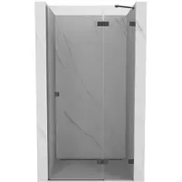 Mexen Lunar Duschdrehtür rechts 125 cm, transparent, gun gray gebürstet - 834-125-000-66-00-P
