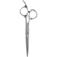 Fromm Professional Explore 5,75" Allzweck-Haarschneideschere f r nasses und trockenes Haar in poliertem Silber, japanische Stahlschere mit abgesc