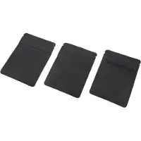 Typecat 100er-Pack geruchsdichte Beutel – 7,6 x 10,2 cm, wiederverschließbarer Beutel aus Mylar-Folie, flacher Reißverschluss, mattschwarz