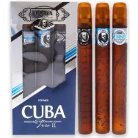 Noname SET CUBA ORIGINAL Trio II Shadow EDT Spray 35ml + Winner EDT Spray 35ml + Prestige Black EDT Spray 3