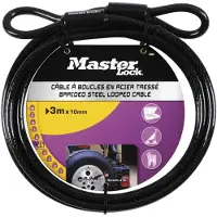 Master Lock 49eurd Stahl Kabel 3 Mm