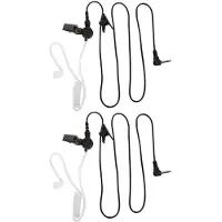 Spactz 2X flexibler, transparenter akustischer Lautsprecher mit einzigartigem 3,5-mm-Mono-Klinkenstecker für Talkie-Walkie