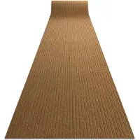 Rugsx Läufer- Türmatte rutschfest CEYLON Draußen, Drinnen Kokosnuss braun 0226 200cm 200x280 cm