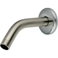 Kingston Brass K150K7 Trimscape 6" Duscharm mit Flansch, gebürstetes Nickel