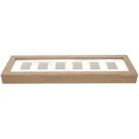 ABOOFAN Holz Bilderrahmen 6er Grid Wandmontierte Anzeige Für Exemplare
