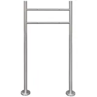 Helloshop26 Unterstützung aus rostfreiem Stahl für Briefkasten 120 x 50 cm 1002001