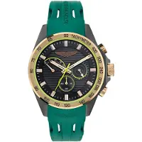 Aston Martin Herren Uhr Chronograph Armbanduhr AML THRILL MTRH1F501 Silikon