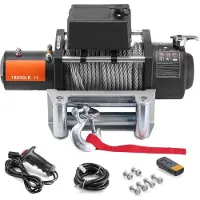 DUOKU Elektrischer Winden--mit einer Kapazität von 18000 lb-als 12 V DC Lkw-Winde-mit aluminium Kabelguide