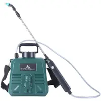 MaxPower (Grün) 5L elektrischer Gartensprüher, batteriebetriebener elektrischer Unkrautsprüher, wiederaufladbarer
