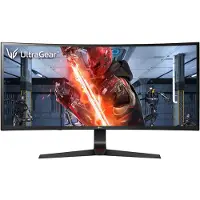 LG 34GL750-B – 34 Zoll 21:9 Ultragear, gebogener WFHD (2560 x 1080) IPS, 144 Hz, G-SYNC-kompatibler Gaming-Monitor, Schwarz