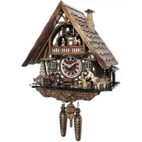 Engstler - 4951 QMT - Kuckucksuhr - Quarz - Nussbaum