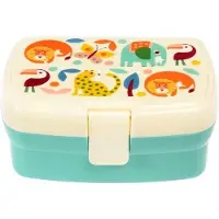 Rex London Lunch Box mit herausnehmbaren Fach, Wild Wonders