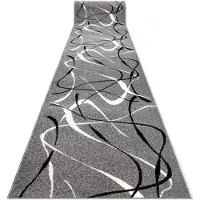 Rugsx Läufer SILVER CHOCO grau 60 cm 60x260 cm
