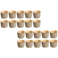 ABOOFAN 100 dekorative papier-muffinförmchen für cupcakes und backen