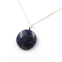 Bijoux Steine und Mineralien. Lapis Lazuli Halskette. 57,81 ct. Runde Form.