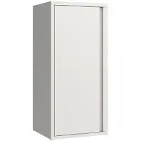 Helloshop26 Metallischer Schrank Stahl 88 x 40 x 35 cm weiß 03_0006356