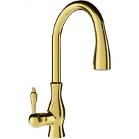 Mexen Savita Küchenarmatur, Gold - 672601-50