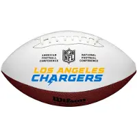 Wilson NFL Live Team Autograph Football - Los Angeles Chargers