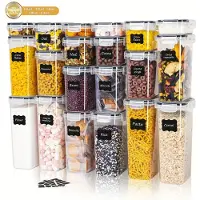 MaxPower Enge Sets von Frischhaltedosen mit Deckel, 20 Stück-JB0121