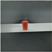 MaxPower Hermetischer Kaffeebohnenbehälter - feuchtigkeitsbeständiger, wiederverwendbarer Eisenbehälter, orange