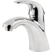Pfister Parisa Badezimmer-Waschtischarmatur, Einhebelmischer, 1 Griff, Einlochmontage, poliertes Chrom-Finish, LF042PRCC