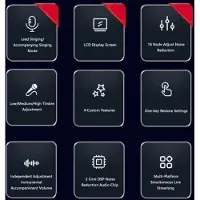Semoic X7 Live-Streaming-Soundkarte Voice Changer DJ Mixe
