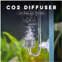 Spactz CO2-Diffusor-Zerstäuber-Regler-Reaktor-Set für Aquarienpflanzen und Moos