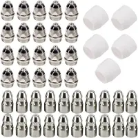 TAUOH 45Pcs P80 Plasma Elektrode Spitze Düse Schneiden Verbrauchs Fit P-80 Taschenlampe