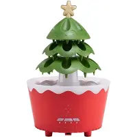 Exogio Weihnachtsglücksbaum-Aromatherapie-Maschine mit Ätherischen Ölen, Leiser Kleiner Luftbefeuchter für Den Haushalt, Geschenk Zuhause, EU-Stecker