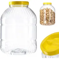 Hobby Hall Jar Plastikbehälter für Haustiere, 8 l, Futterbehälter, unzerbrechlich, Zertifikat