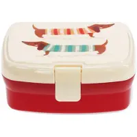 Rex London Lunch-Box mit herausnehmbarem Fach Sausage Dog