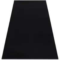 Rugsx Teppich Antirutsch RUMBA einfarbig schwarz 80x150 cm