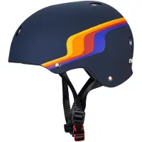 Triple 8 Triple acht Der zertifizierte Sweatsaver-Helm fr Skateboarding-BMX und Rollschuh Pazifik Beach X-Small/Small