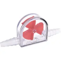 Alphacool Eisfluegel Durchflussanzeiger Rot 6-11mm - Acryl