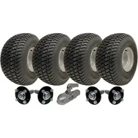 Parnells 20x10.00-8 Twin Axle ATV Trailer Kit Räder, Achsstummel Anhängvorrichtung Straßenzulassung 1800kgs