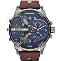 Diesel DZ7314 Mr Daddy Dual Time Chronograph Marineblaues Zifferblatt Herrenuhr