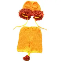 ABOOFAN Handgestrickter Baby Cartoon Löwenanzug Für Säuglinge